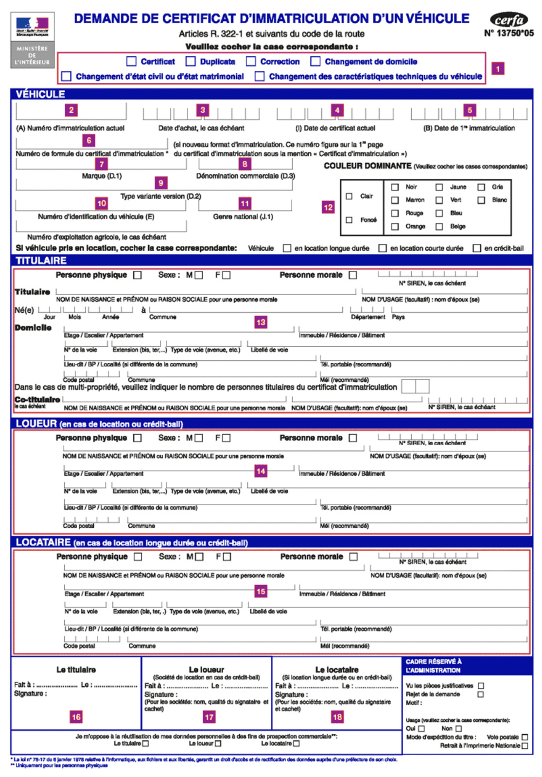 Certificat De Cession De Véhicule Pdf 3 Exemplaires